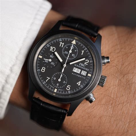 iwc ref. 3705 fliegerchronograph|iwc ceramic cased flieger.